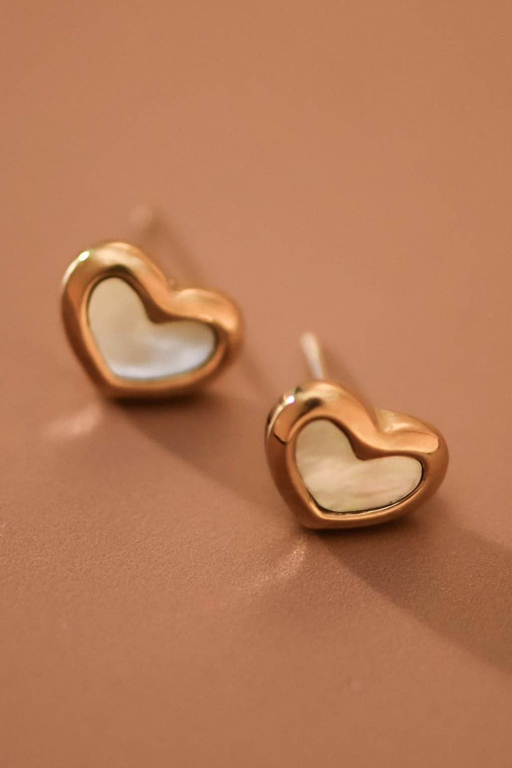18K Gold Plated Waterproof Stainless Steel Stud Earrings