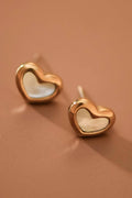 18K Gold Plated Waterproof Stainless Steel Stud Earrings