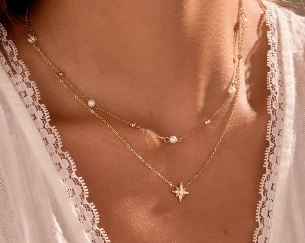 18K Gold PVD Plated Waterproof Stainless Steel Chain Necklace