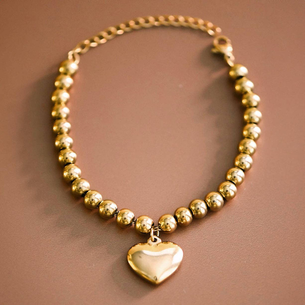 18K Gold Plated Waterproof Stainless Steel Chain Bracelet