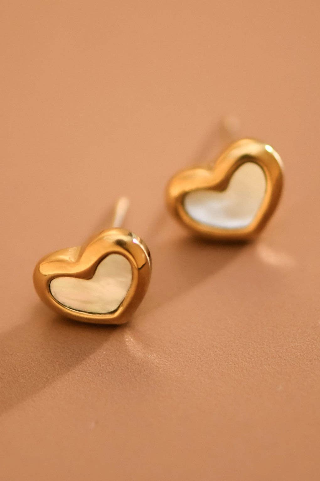 18K Gold Plated Waterproof Stainless Steel Stud Earrings
