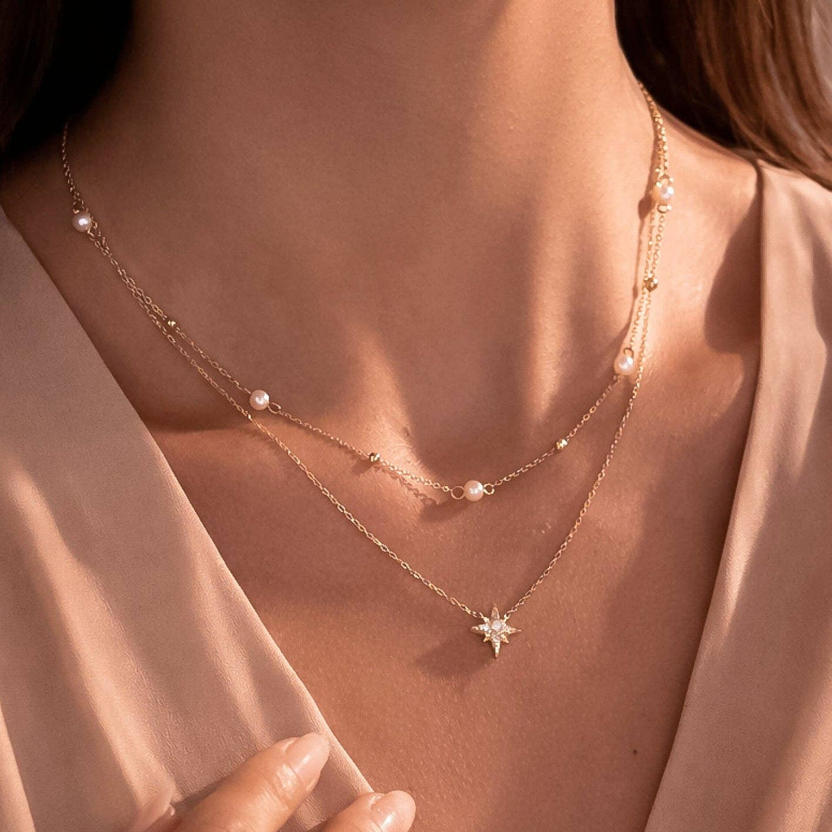 18K Gold PVD Plated Waterproof Stainless Steel Chain Necklace
