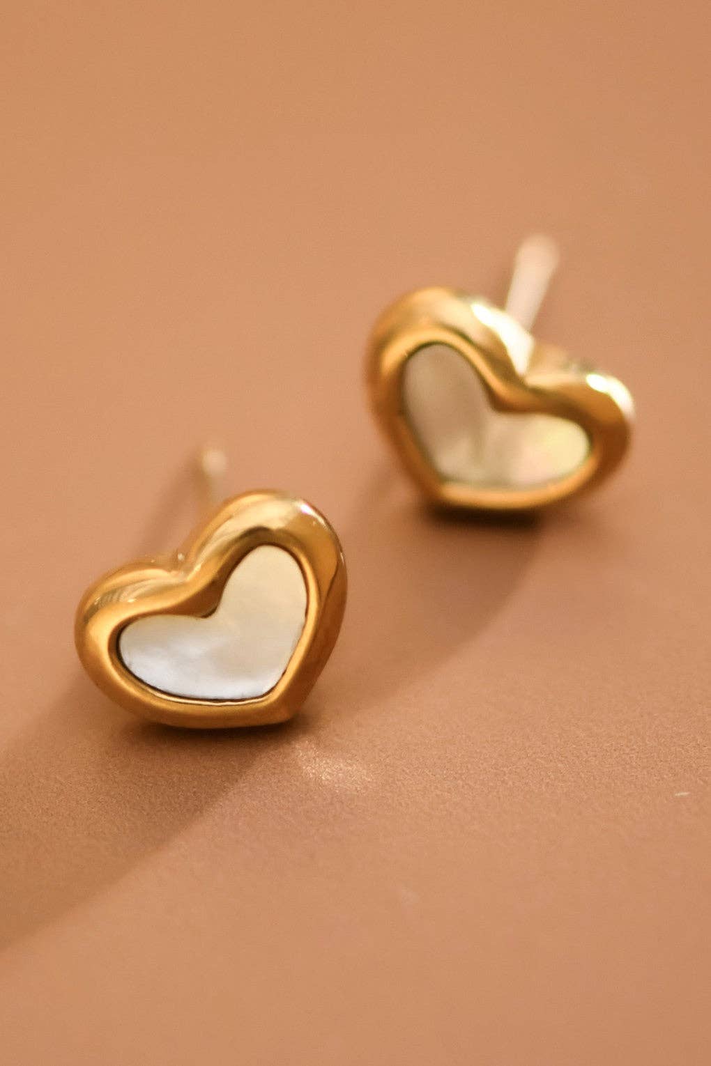 18K Gold Plated Waterproof Stainless Steel Stud Earrings