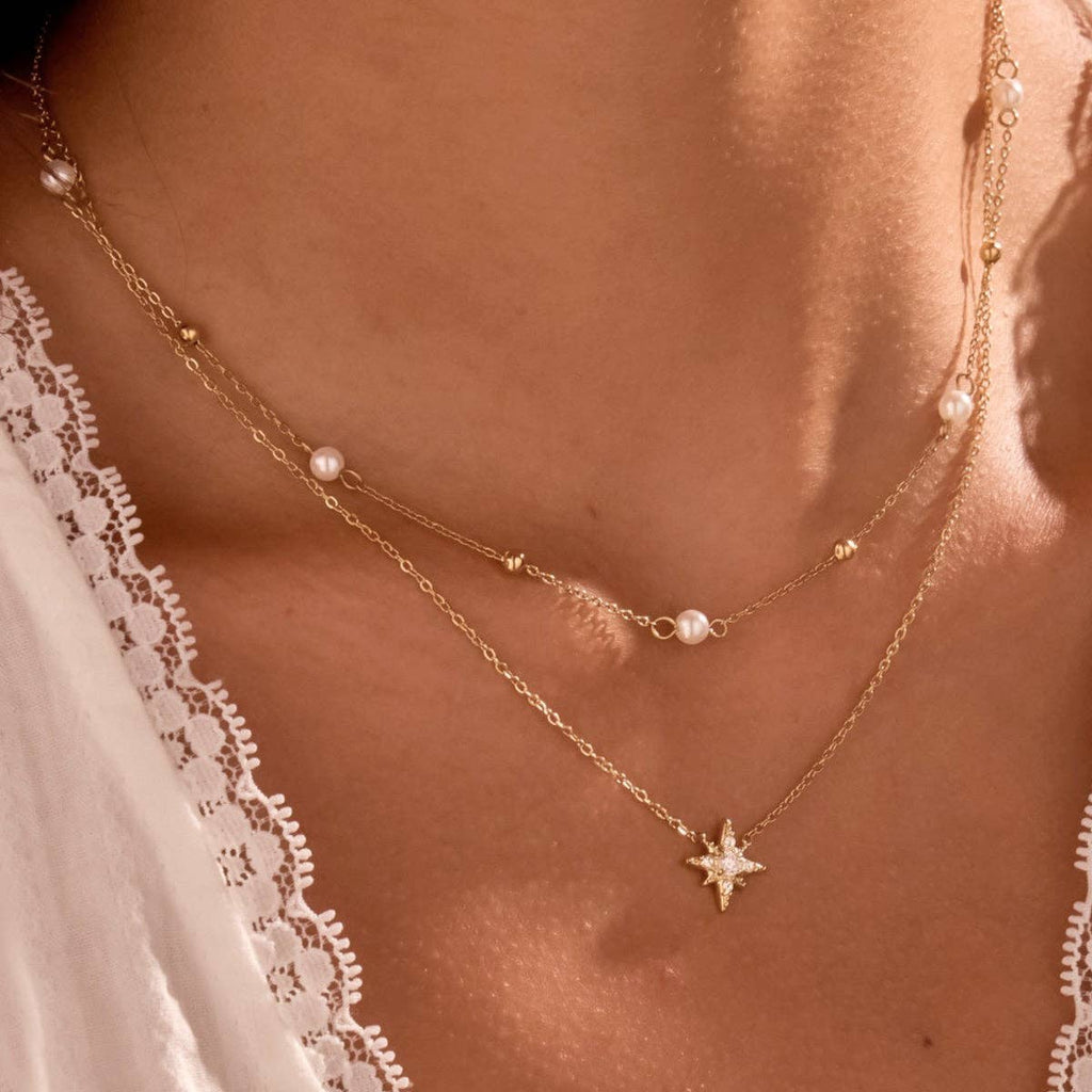 18K Gold PVD Plated Waterproof Stainless Steel Chain Necklace