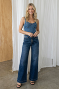TUMMY CONTROL HIGH RISE MODERN WIDE JEANS