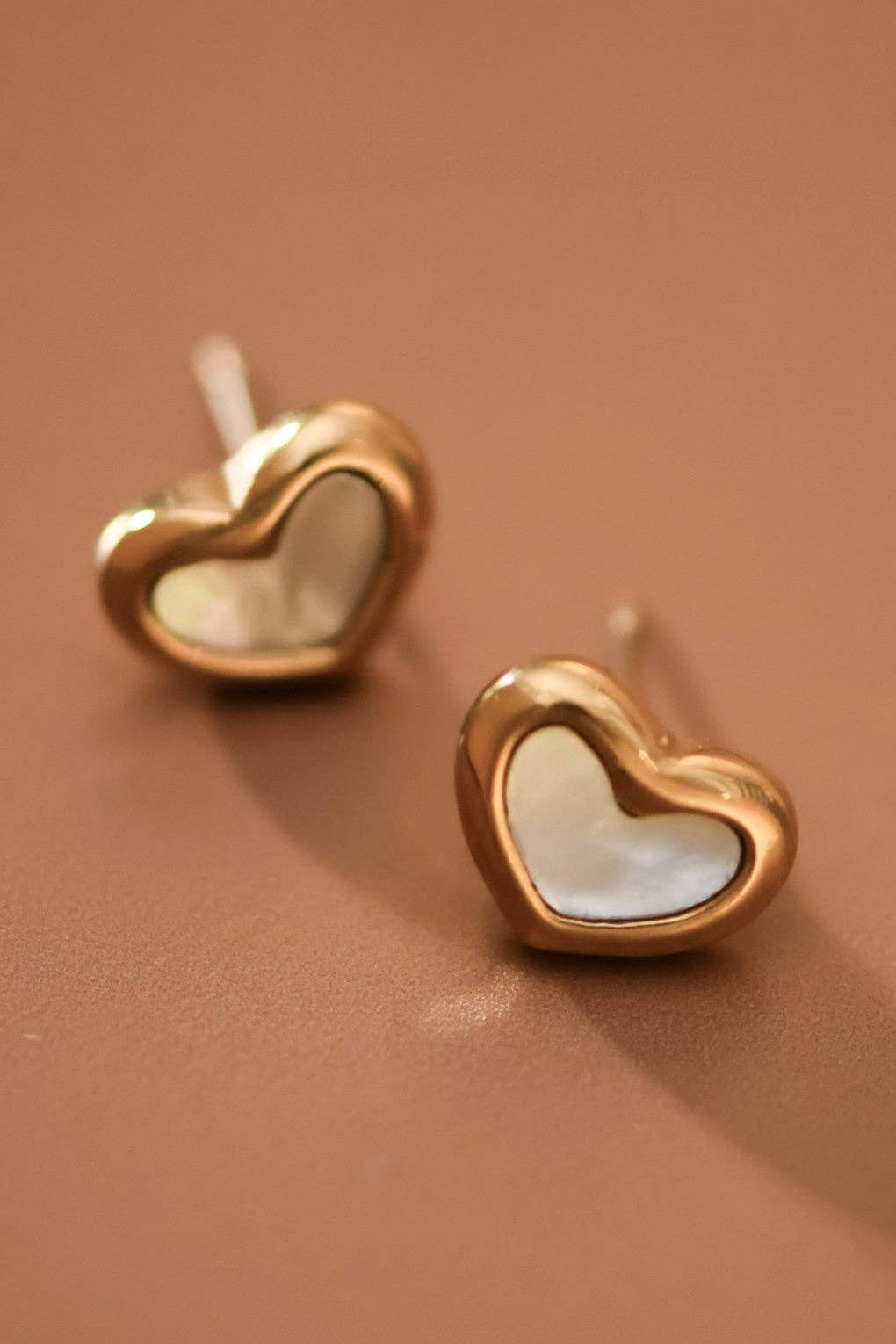 18K Gold Plated Waterproof Stainless Steel Stud Earrings