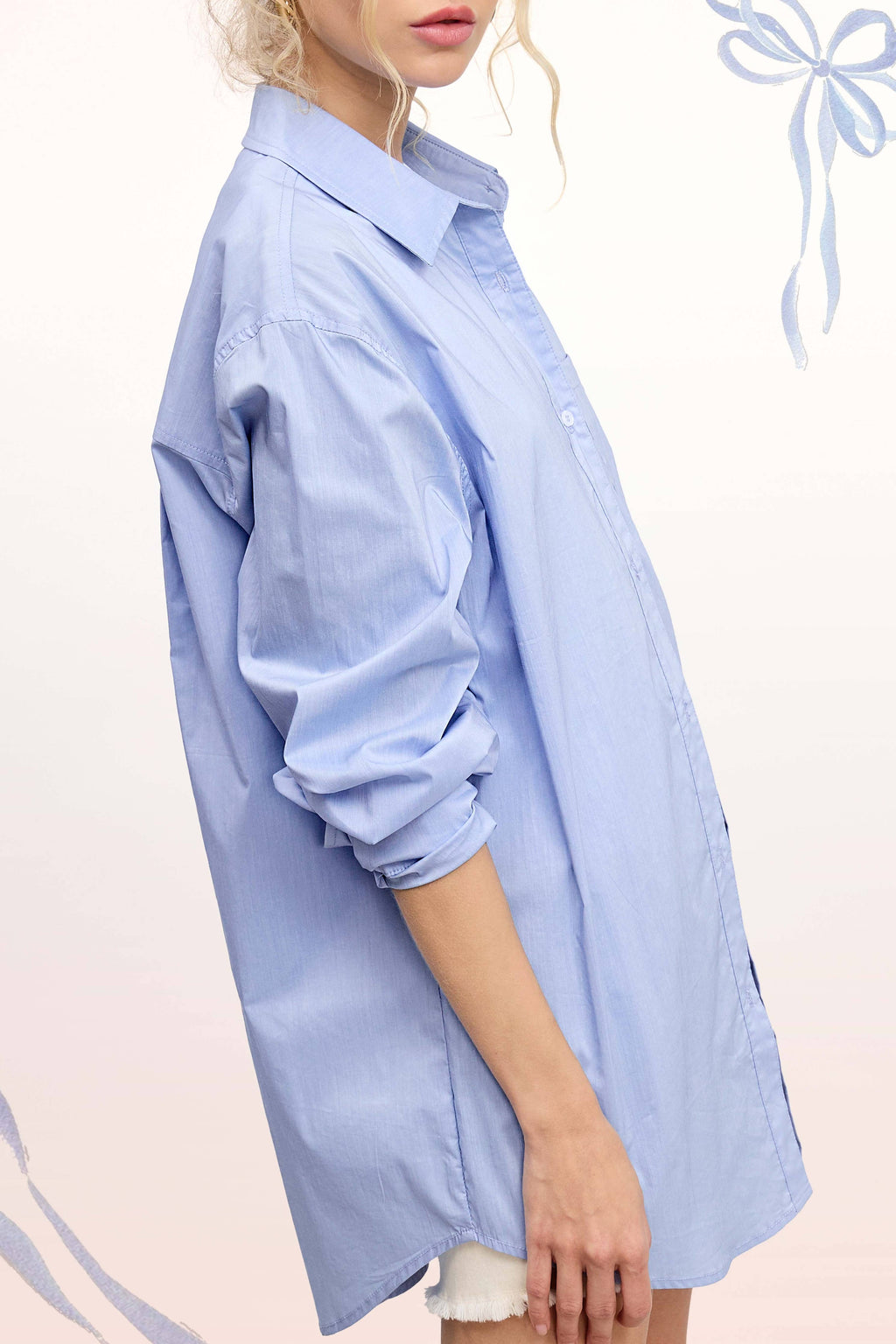 Classic Collared Button Down Poplin Shirts
