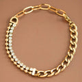 18K Gold PVD Plated Waterproof Stainless Steel Chain Bracelet