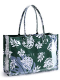 Tote Bags Large (Green Leef)